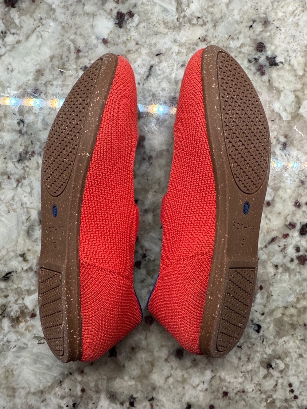 Rothy's Red Knit Mary Jane Flats for Kids - Picture 2 of 6